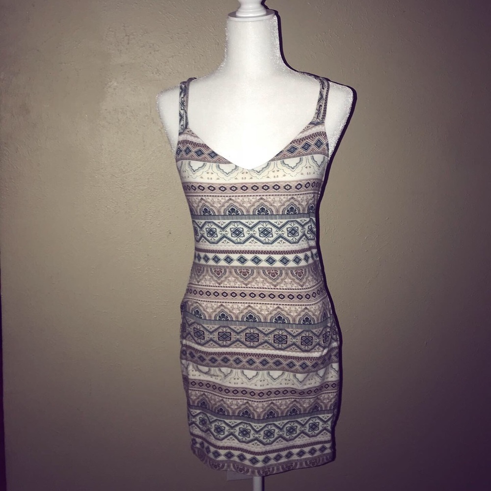 Bodycon tribal dress